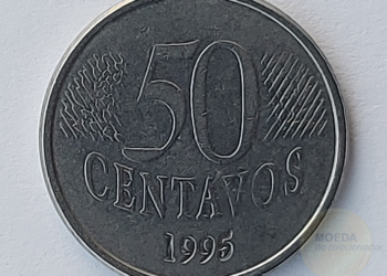 Moeda 50 Centavos 1995 – Data Vazada